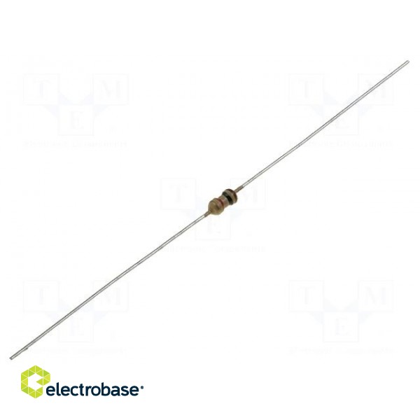 Resistor: carbon film | THT | 1.8Ω | 250mW | ±5% | Ø1.8x3.2mm | axial