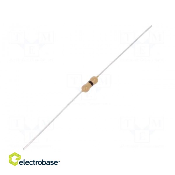 Resistor: carbon film | THT | 0Ω | 500mW | Ø2.3x6mm | axial