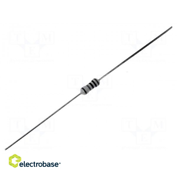 Resistor: metal film | THT | 750kΩ | 0.6W | ±1% | Ø2.5x6.8mm | 50ppm/°C