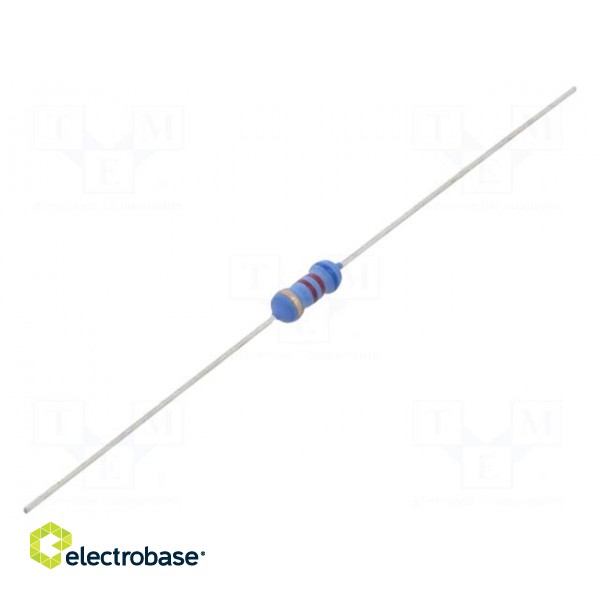 Resistor: metal oxide | 6.2kΩ | 500mW | ±5% | Ø3.5x10mm | -55÷155°C