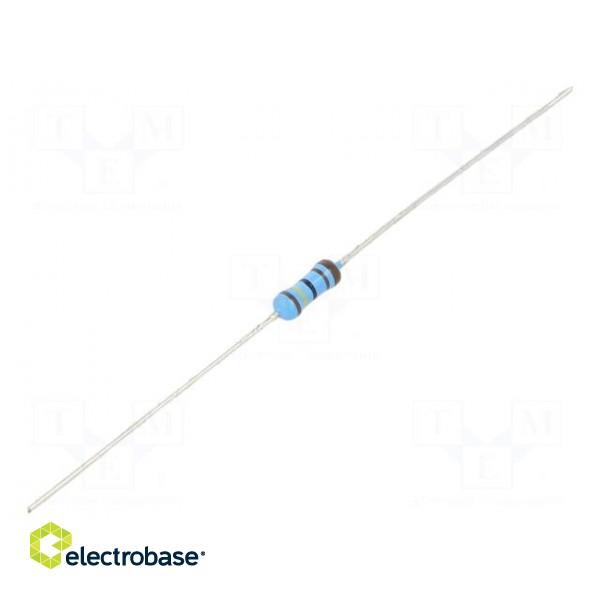 Resistor: thin film | THT | 1.4kΩ | 600mW | ±1% | Ø2.5x6.5mm | 50ppm/°C