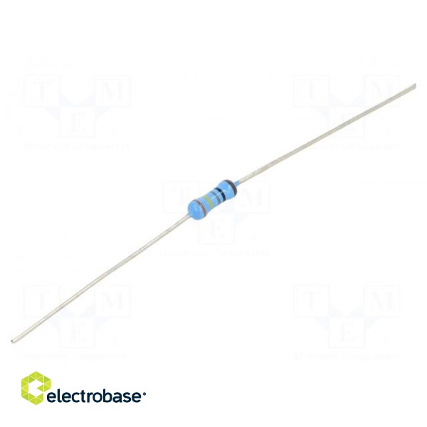 Resistor: thin film | THT | 348Ω | 600mW | ±1% | Ø2.5x6.5mm | 50ppm/°C