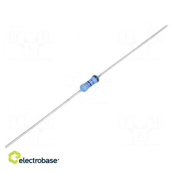 Resistor: thin film | THT | 47kΩ | 600mW | ±1% | Ø2.5x6.5mm | 50ppm/°C