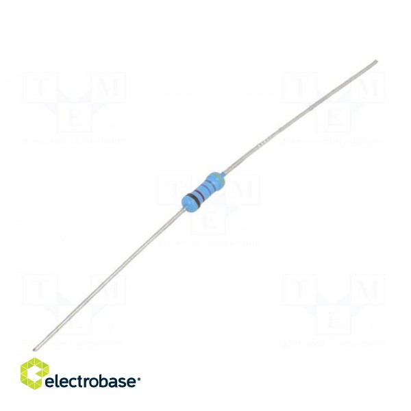 Resistor: thin film | THT | 48.7kΩ | 600mW | ±1% | Ø2.5x6.5mm | 50ppm/°C