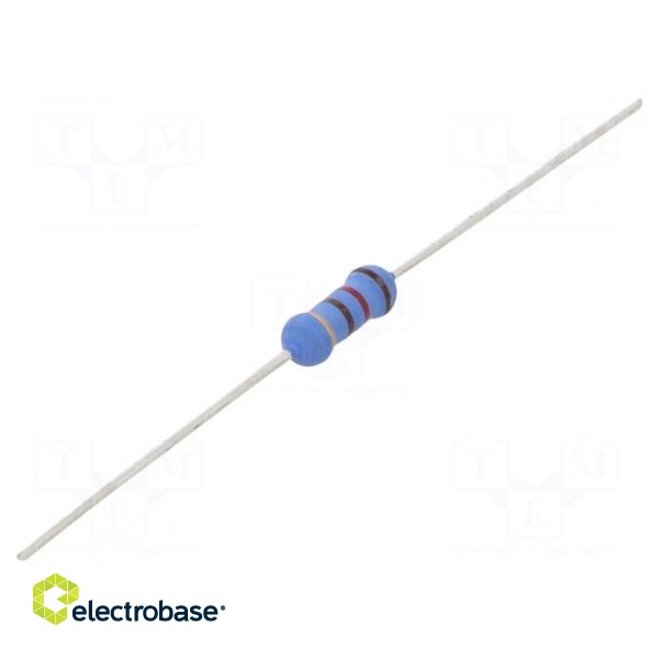 Resistor: metal oxide | 120Ω | 1W | ±5% | Ø3.5x10mm | -55÷155°C