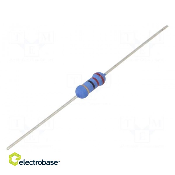 Resistor: metal oxide | 22Ω | 1W | ±5% | Ø3.5x10mm | -55÷155°C