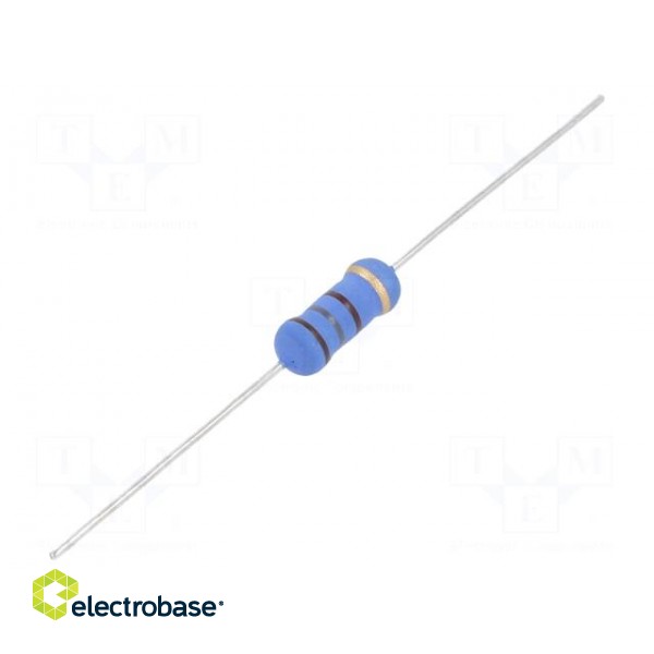 Resistor: metal oxide | 180Ω | 2W | ±5% | Ø5x12mm | -55÷155°C