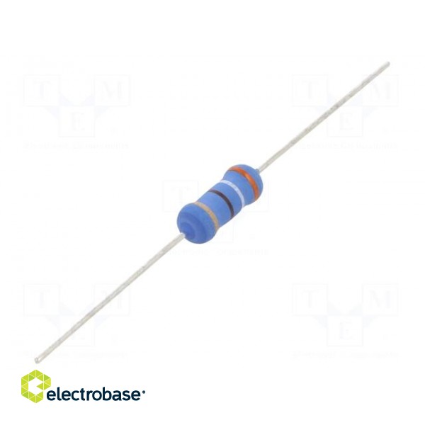 Resistor: metal oxide | 390Ω | 2W | ±5% | Ø5x12mm | -55÷155°C