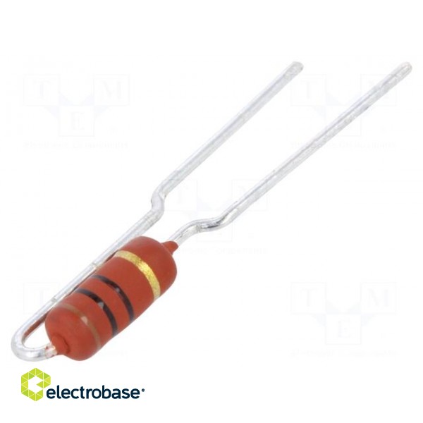 Resistor: power metal | THT | 10Ω | 2W | ±5% | Ø3.9x12mm | 250ppm/°C