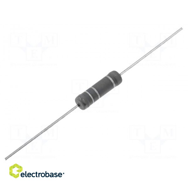Resistor: power metal | THT | 82kΩ | 3W | ±5% | Ø5.2x19.5mm | 250ppm/°C