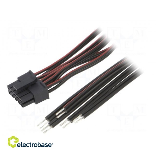 Cable | Micro-Fit 3.0 | cables,female | PIN: 10 | 0.4m | 4A | TLYp