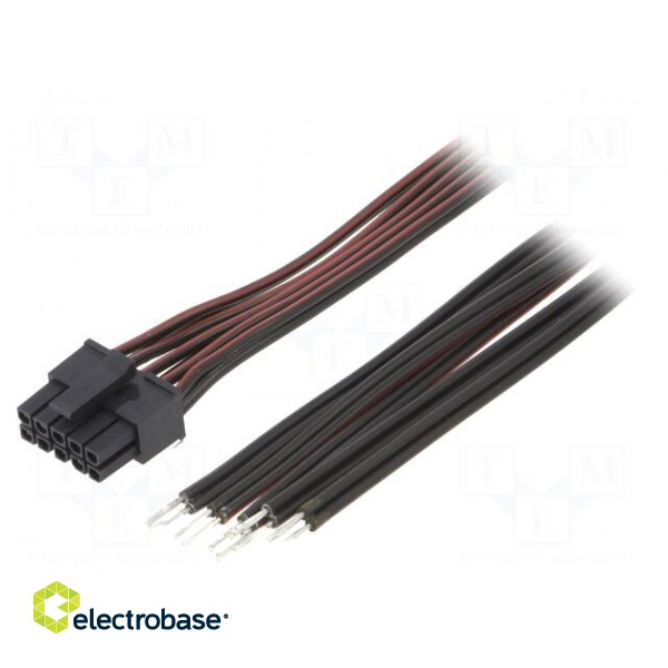 Cable | Micro-Fit 3.0 | cables,female | PIN: 10 | 0.6m | 4A | TLYp