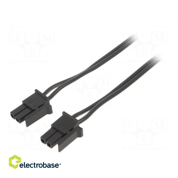 Cable | Micro-Fit 3.0 | cables,female | PIN: 2 | 0.8m | 4A | TLYp | 0.35mm2