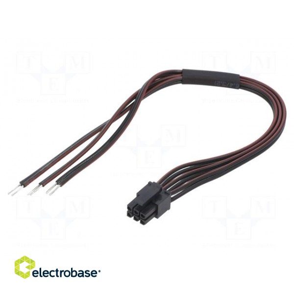 Cable | Micro-Fit 3.0 | cables,female | PIN: 6 | 0.2m | 4A | TLYp | 0.35mm2