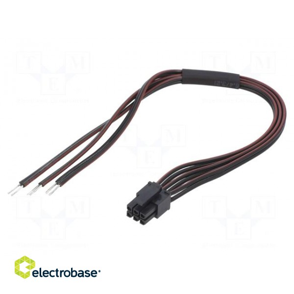 Cable | Micro-Fit 3.0 | cables,female | PIN: 6 | 0.6m | 4A | TLYp | 0.35mm2