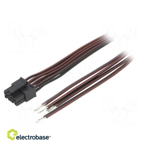 Cable | Micro-Fit 3.0 | cables,female | PIN: 8 | 0.4m | 4A | TLYp | 0.35mm2