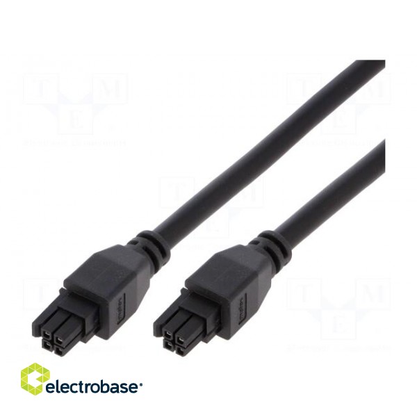 Cable | Micro-Fit 3.0 | female | PIN: 4 | Len: 3m | 5A | Insulation: PVC