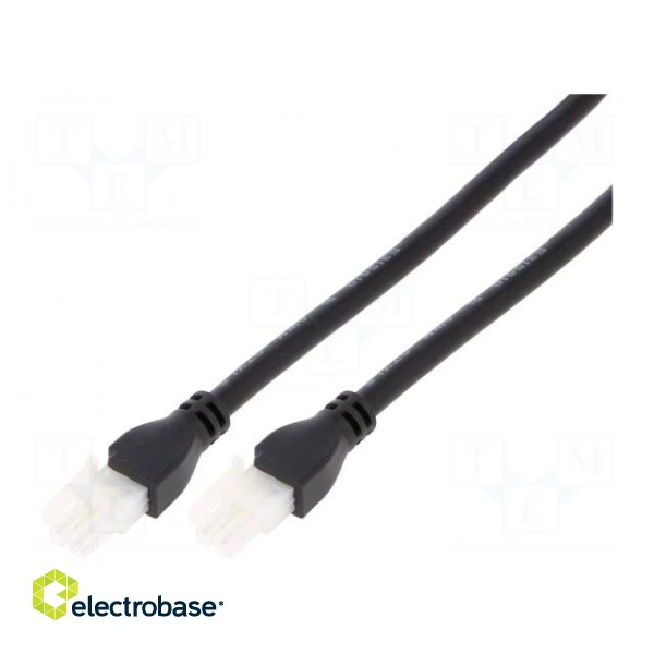 Cable | Mini-Fit Jr | female | PIN: 2 | Len: 2m | 8A | Insulation: PVC | 300V