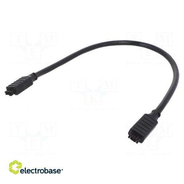Cable | Nano-Fit | female | PIN: 10 | Len: 0.5m | 8A | Insulation: PVC | 250V