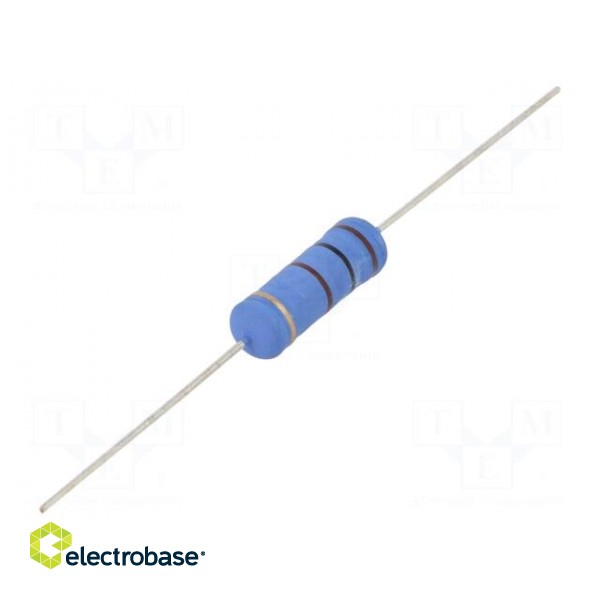 Resistor: metal oxide | 100Ω | 5W | ±5% | Ø6.5x17.5mm | -55÷155°C
