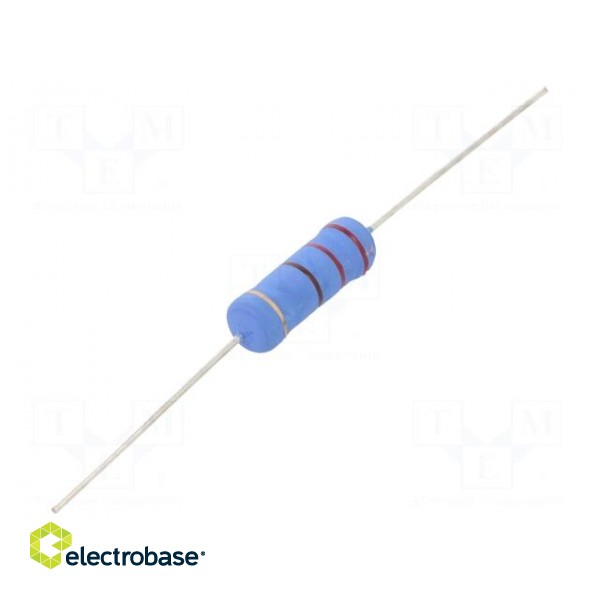Resistor: metal oxide | 220Ω | 5W | ±5% | Ø6.5x17.5mm | -55÷155°C