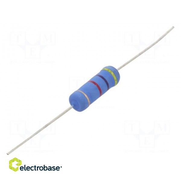 Resistor: metal oxide | 4.7kΩ | 5W | ±5% | Ø6.5x17.5mm | -55÷155°C