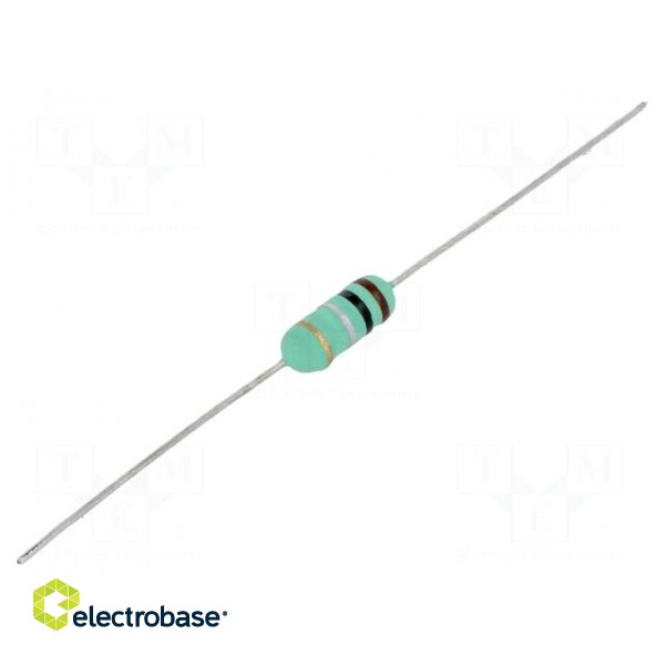 Resistor: wire-wound | THT | 62Ω | 2W | ±5% | Ø3.5x10mm | 300ppm/°C | axial