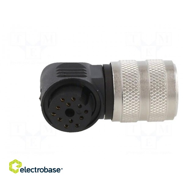 Connector: M16 | plug | female | soldering | for cable | PIN: 12 | 3A | 32V image 3