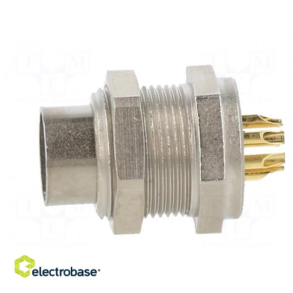 Connector: M9 | socket | male | Plating: gold-plated | 125V | IP40 | PIN: 7 фото 3