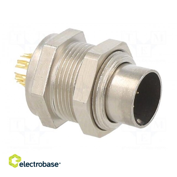 Connector: M9 | socket | male | Plating: gold-plated | 125V | IP40 | PIN: 7 фото 8