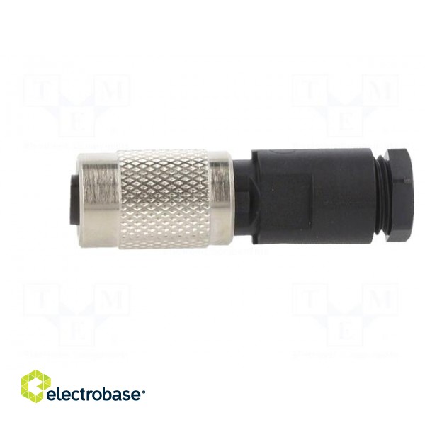 Connector: M9 | plug | female | Plating: gold-plated | 125V | IP67 | PIN: 3 image 3