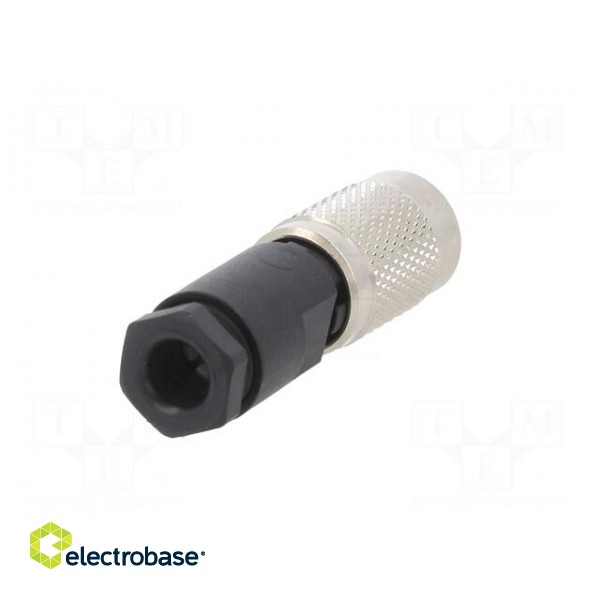 Connector: M9 | plug | female | Plating: gold-plated | 125V | IP67 | PIN: 3 фото 6