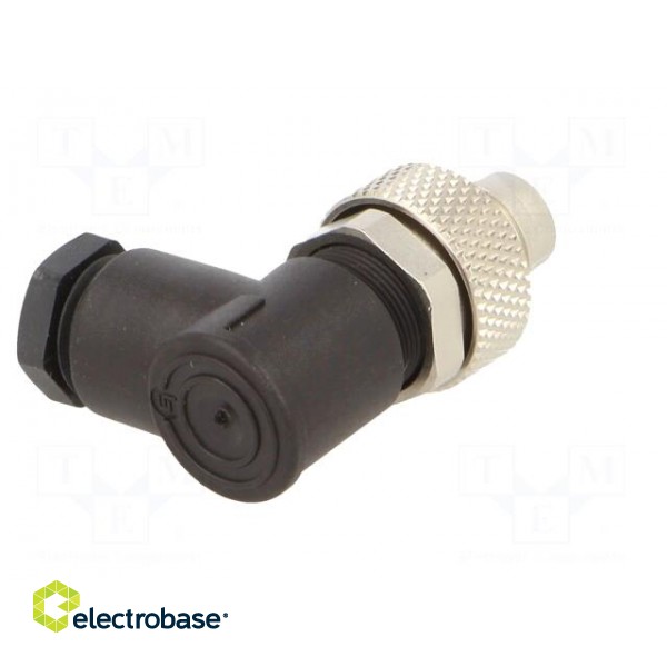 Connector: M9 | plug | male | Plating: gold-plated | 125V | IP67 | PIN: 4 фото 6