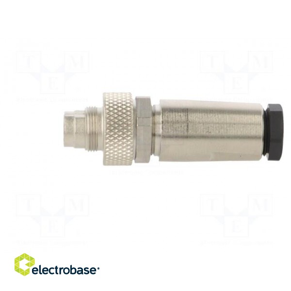 Connector: M9 | plug | male | Plating: gold-plated | 125V | IP67 | PIN: 8 image 3