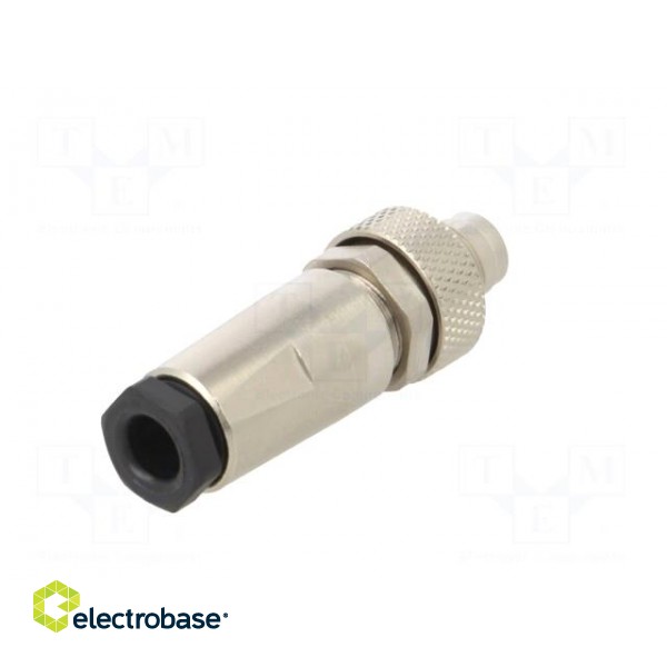 Connector: M9 | plug | male | Plating: gold-plated | 125V | IP67 | PIN: 8 image 6