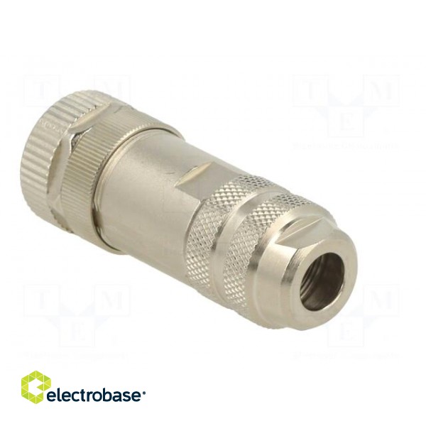 connector M12 Female, 12 pin, IP67 фото 4