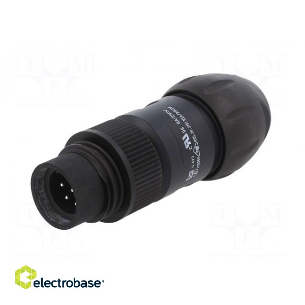 Connector: circular | 692,693,RD24 | 250V | PIN: 7 | plug | male | 10A image 2