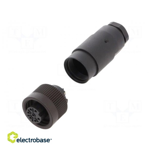 Connector: circular | 692,693,RD24 | 250V | PIN: 7 | plug | female | 10A