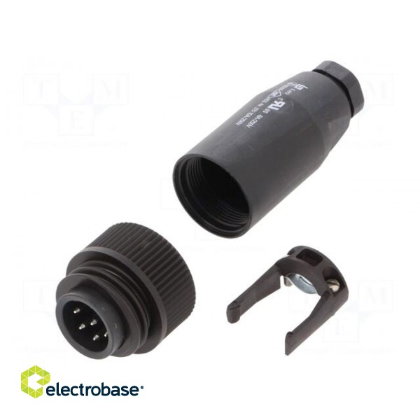 Connector: circular | 692,693,RD24 | 250V | PIN: 7 | plug | male | 10A