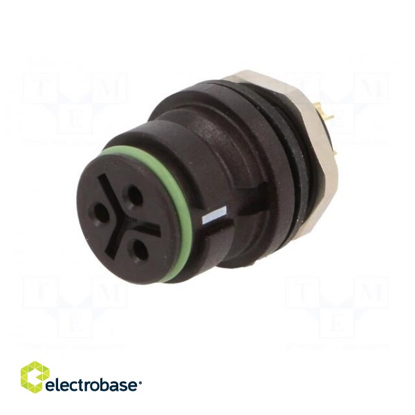 Connector: circular | 720 | 250V | PIN: 3 | socket | female | soldering image 2