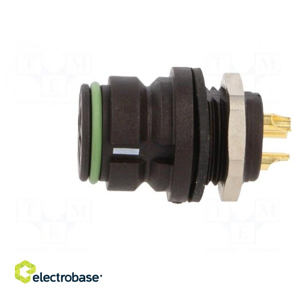 Connector: circular | 720 | 250V | PIN: 3 | socket | female | soldering image 3