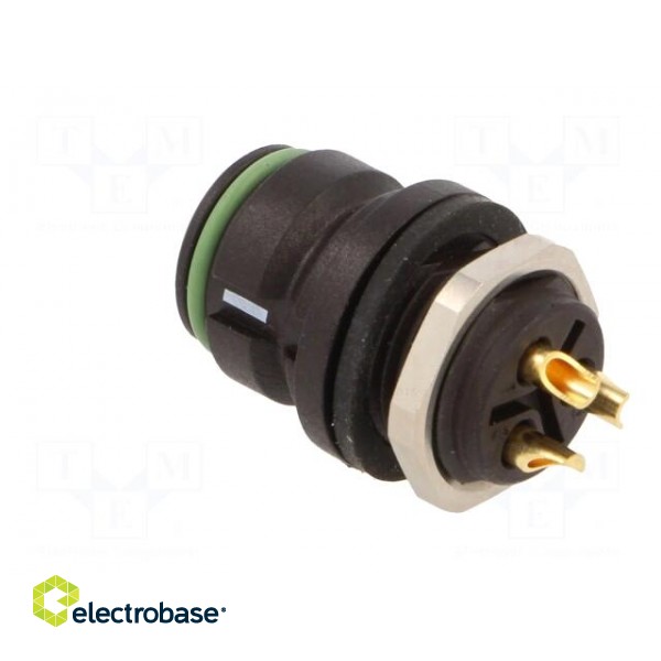Connector: circular | 720 | 250V | PIN: 3 | socket | female | soldering image 4