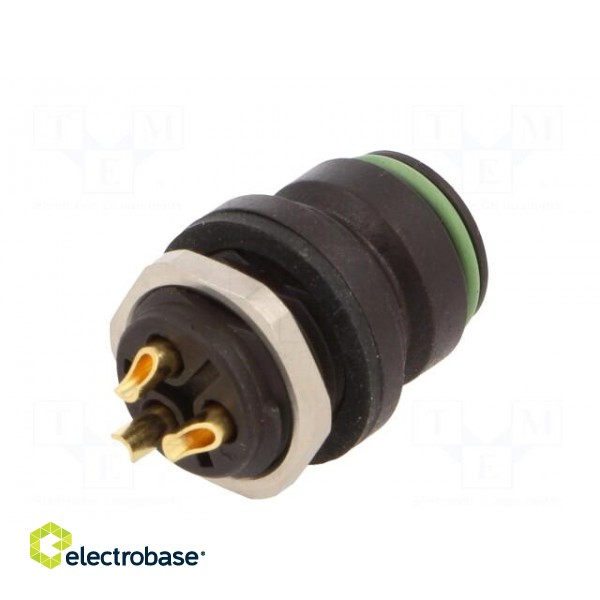 Connector: circular | 720 | 250V | PIN: 3 | socket | female | soldering фото 6