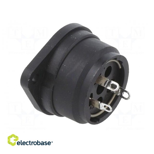 Connector: circular | 690 | 250V | PIN: 3 | socket | female | soldering image 4