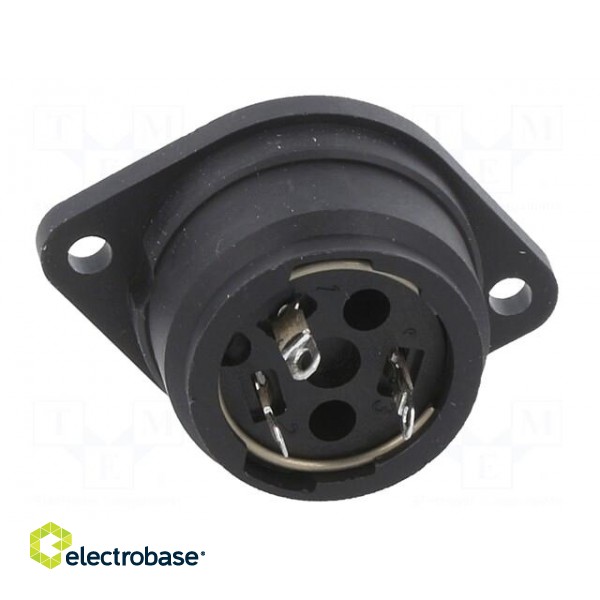 Connector: circular | 690 | 250V | PIN: 3 | socket | female | soldering image 5
