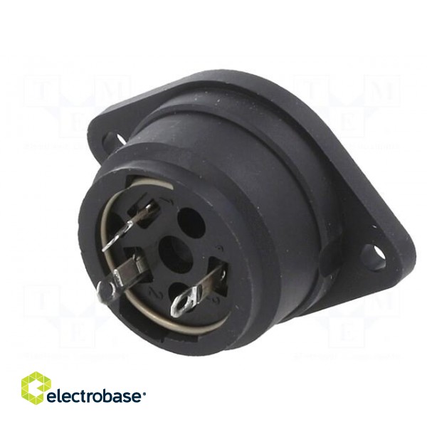 Connector: circular | 690 | 250V | PIN: 3 | socket | female | soldering image 6