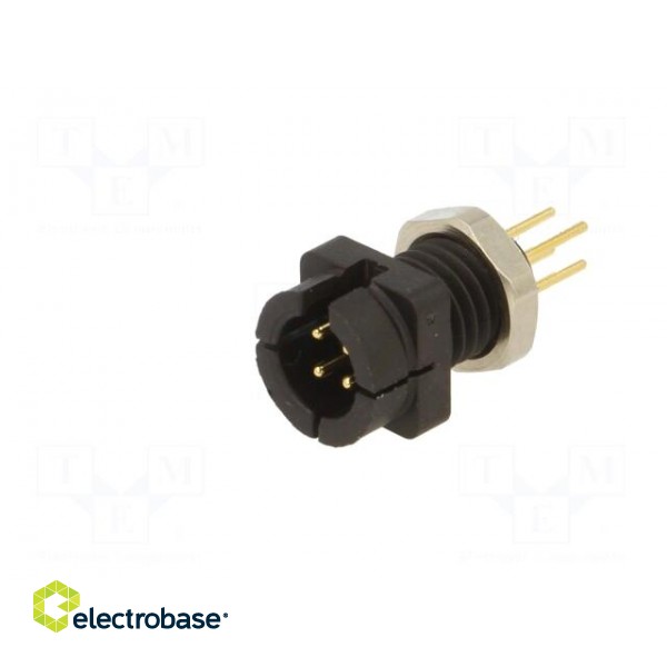 Connector: circular | 709,719 | 60V | PIN: 4 | socket | male | THT | 3A | IP40 image 2