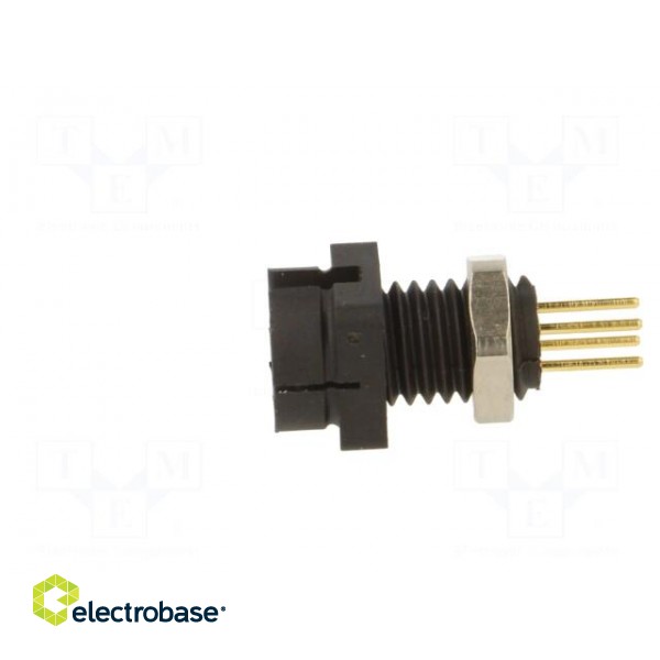 Connector: circular | 709,719 | 60V | PIN: 4 | socket | male | THT | 3A | IP40 image 3