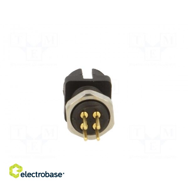 Connector: circular | 709,719 | 60V | PIN: 4 | socket | male | THT | 3A | IP40 image 5