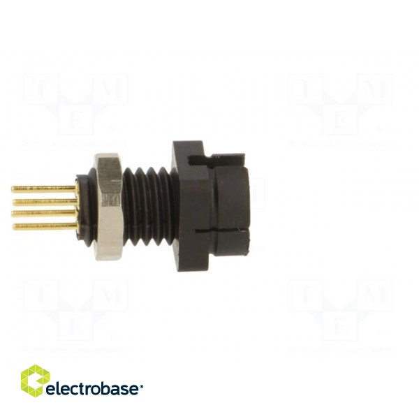 Connector: circular | 709,719 | 60V | PIN: 4 | socket | male | THT | 3A | IP40 image 7